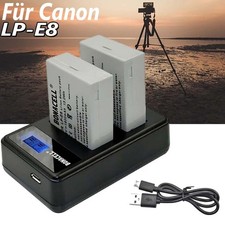 1800mAh für Canon EOS LP-E8