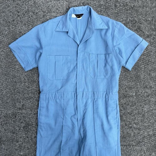 Vintage 70s sky blue jumpsuit - 70s,