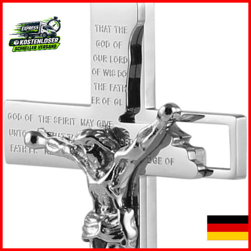 Edelstahl kreuz halskette - halskette, für