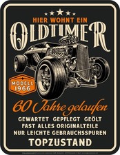 60.Geburtstag-Schild Oldtimer