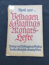 Vintage April 1937 German