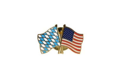 Bayern usa flaggen pin - -,