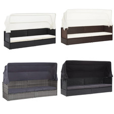 Outdoor Sofabett Poly-Rattan