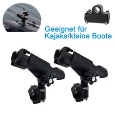 2 x Schraub Bootsrutenhalter