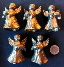 5 Messing Engel Kerzenhalter