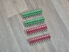 Fischertechnik computing - 48x Stecker grün/ dunkelrot