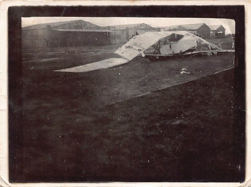 Orig foto zerstörter farman - foto,