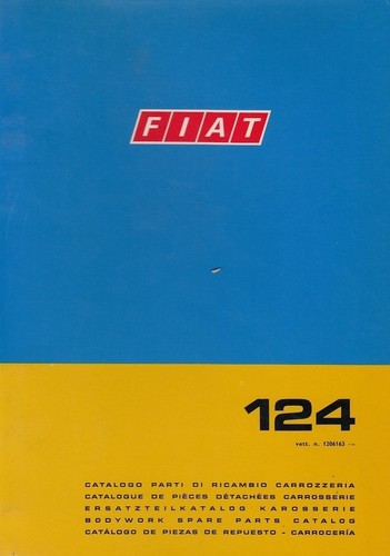 Fiat 124 ersatzteilkatalog - 124,
