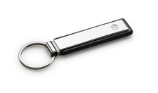 Original VW Logo Emblem Schlüsselanhänger Metall graviert Leder 000087010BMYPN