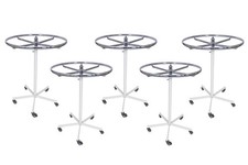 5x Rundständer Ringständer Kleiderständer Rollständer Ladeneinrichtung Ø 85 cm