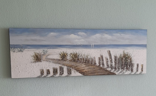 Wandbild horizontal mehrfarbig