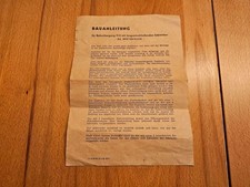 PIKO Bauanleitung für Bahnübergang H0 Bestell Nr.:5457120/213/01 von 1974