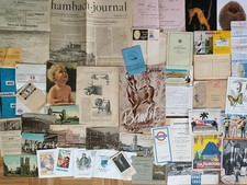 Konvolut Alter Papiere / Auswahl / AKs Zeitung Umschläge Zettel Vintage Lot