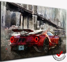 FORD MUSTANG BACK ROT BILD AUF