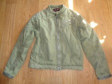 Bikerjacke Steppjacke Gr. L Damen Übergang Herbst khaki Kenvelo 