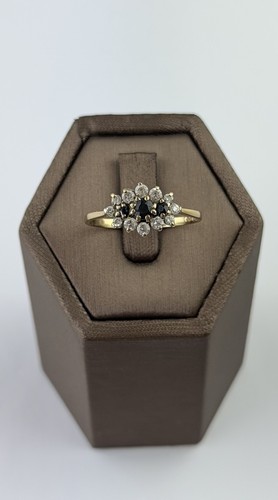 Saphir und gold ring - saphir,