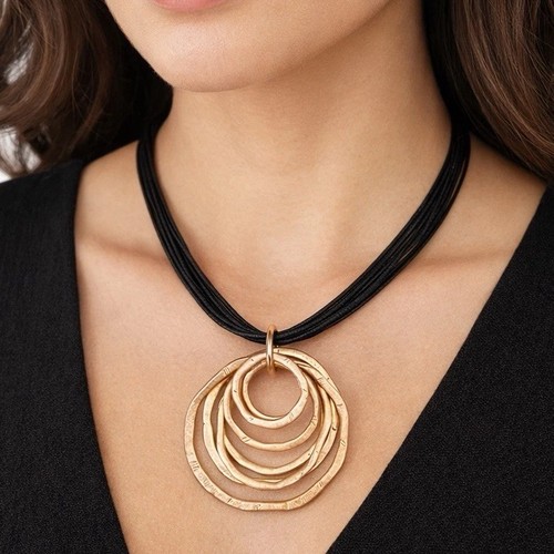 Damen statement halskette mit - damen,