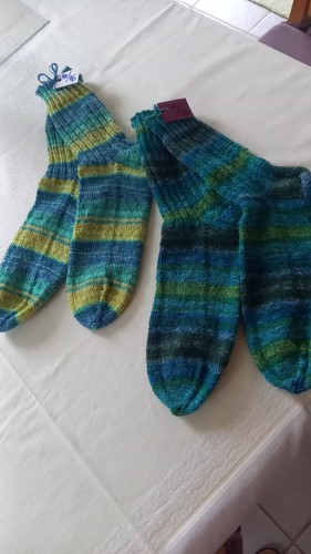 Socken handgestrickt paar - handgestrickt, 2