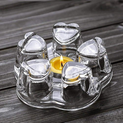 Glas stövchen kristall - glas,