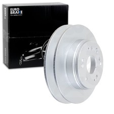 2X EUROBRAKE BREMSSCHEIBEN 282mm VOLL HINTEN PASSEND FÜR HONDA CR-V CROSSROAD |