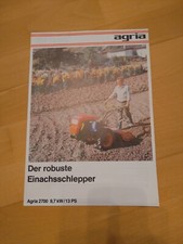 Agria 2700 Einachsschlepper Diesel Prospekt