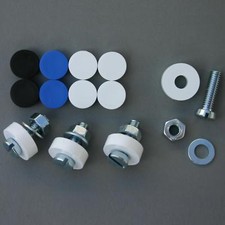 6 x 20 EU Spezial Motorrad Kennzeichen Schrauben Nummernschild Halterung Krad