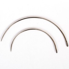 2 Polsternadeln - gebogen - Polster Polsterarbeiten Polsterer Sofa Sessel Knöpfe