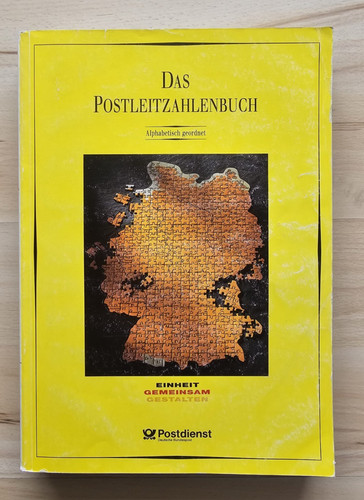 Das postleitzahlenbuch - das,