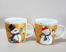 NANA schöne 2 Kaffeebecher Merry Christmas Tassen Weihnachten Neuwertig