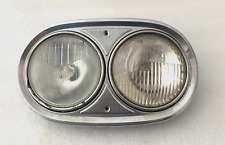 NSU Prinz TT TTS Scheinwerfer Träger Platte Halter Chrom Ringe Blende (NN887)