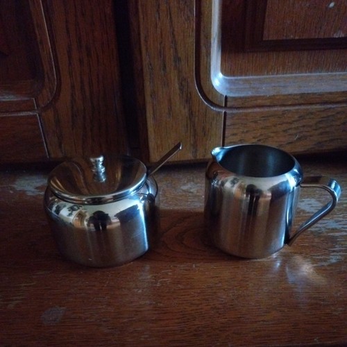 Milch zucker set edelstahl - milch,