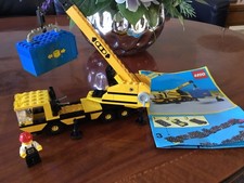 Lego Bausatz 6361 Legoland Mobiler Kranwagen, großer Autokran, Kran m. OBA