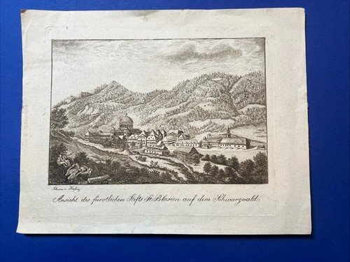 Uralter kupferstich st - uralter,