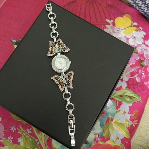 Damen armbanduhr aus silber - damen,