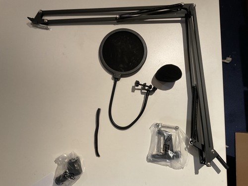 Mikrofonarm mit popfilter - 🎤,