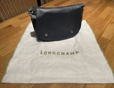 Longchamp Le Foulonné - Umhängetasche M - Blau - NEU - UNBENUTZT 