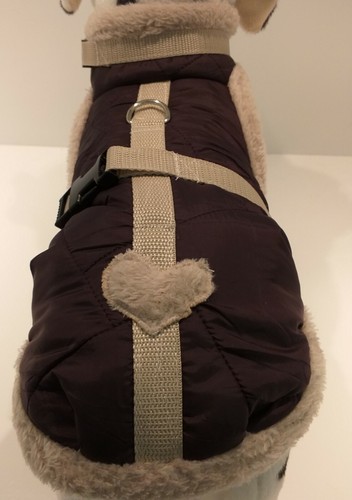 Wintermantel stepp aubergine - wintermantel,