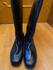 KNOBELBECHER JACK BOOTS SCHWARZ BLACK HIGH GLOSS LEATHER 30.5 EUR 46 US 12 UK 11