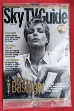 Sky TV Guide Mar 1999 Rare OOP Kim Basinger X Files New Polybag sealed 