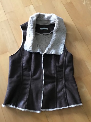 Fake fur weste - fake, weste,