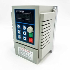 SEAFRONT VFD Frequenzumrichter, 0,45kW 220 V AC VFD Drehzahlregler für 3 Phasen