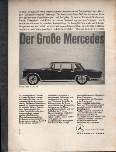 Mercedes werbeanzeige werbung - mercedes,