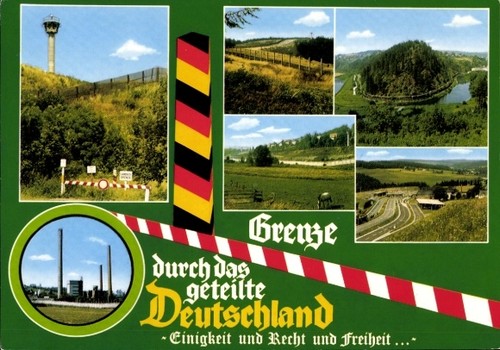 Geteiltes deutschland - ak,