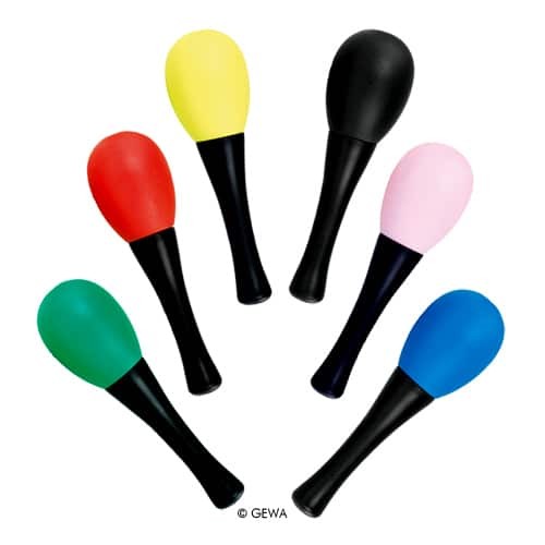 Farbenfrohe mini maraca - farbenfrohe, mini-maraca