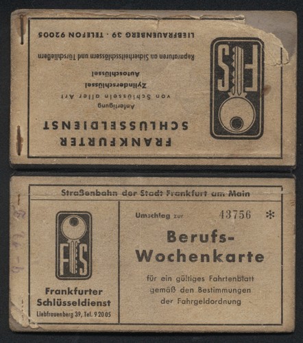 Berufs wochenkarte fahrkarte - /,