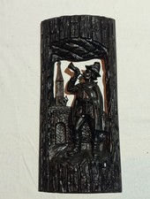 Relief Nachtwächter Gusseisen