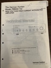 HARMAN KARDON PM650Vxi Service