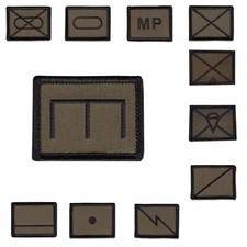 BW Patch Militärisches Symbol Pioniere Feldjäger Aufklärer Jäger Nachschub usw 