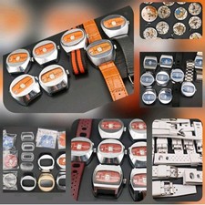 ‼️25 Ruhla Digital Digi 73 Uhren Konvolut Gehäuse Glas Tropic Rally Uhrwerke