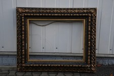 N92S94- Großer Prunkrahmen Holz gestuckt und teils vergoldet Ende 19.Jh